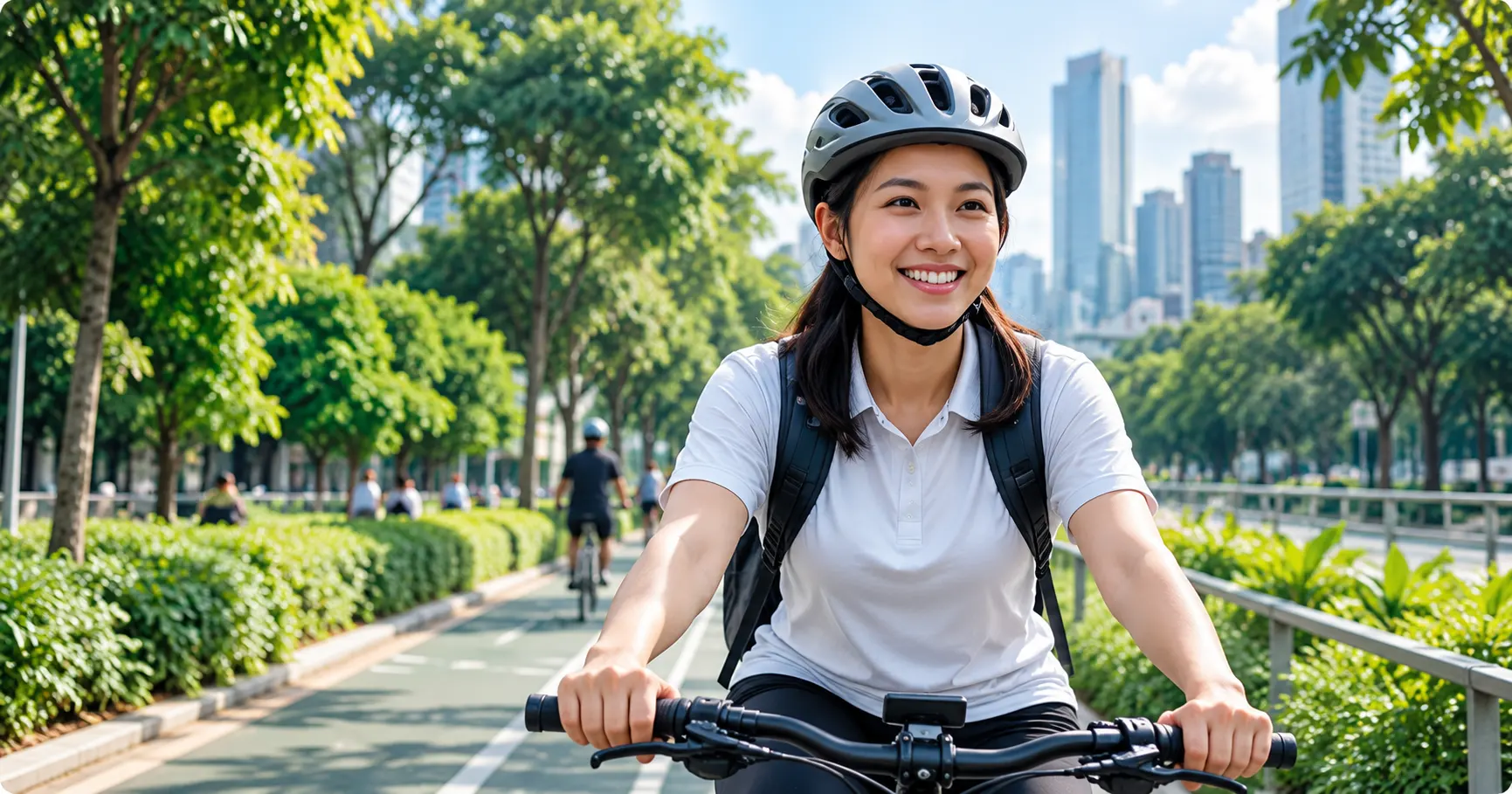 Young Malaysian cycling
