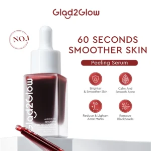 Glad2glow Aha Bha Pha Serum Intensive Peeling Solution Essence Glowing Skin Brightening Dark Spot Acne-pron Blackhead