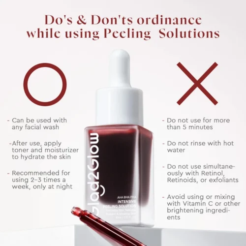 Glad2glow Aha Bha Pha Serum Intensive Peeling Solution Essence Glowing Skin Brightening Dark Spot Acne-pron Blackhead