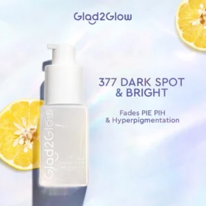 Glad2Glow Yuja Symwhite 377 Dark Spot Serum Skincare Whitening Fade Dark Spot remover treatment Brightening Skin (17ml)