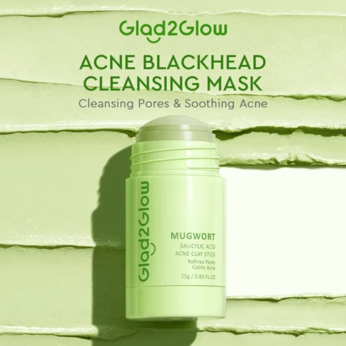 Glad2Glow 3 IN 1 Pomegranate Niacinamide Brightening Clay Mask Stick Pomegranate/Mugwort/Volcano 3pcs