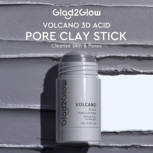Glad2Glow 3 IN 1 Pomegranate Niacinamide Brightening Clay Mask Stick Pomegranate/Mugwort/Volcano 3pcs