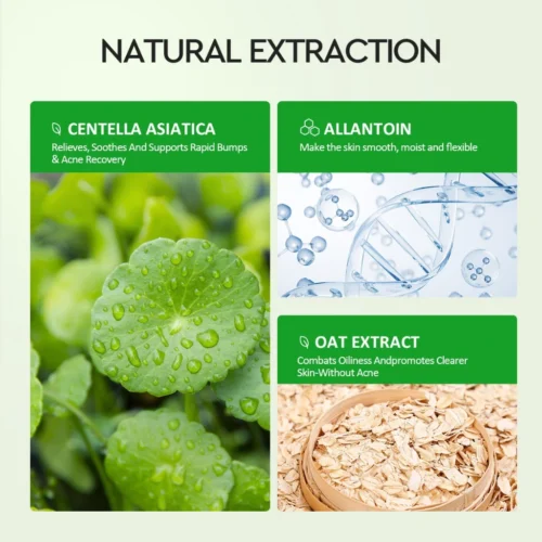 Glad2Glow Centella Allantoin Soothing Moisturizer Gel Repair Skin Barrier Oil-Control Hydrating Cream (55g/30g)