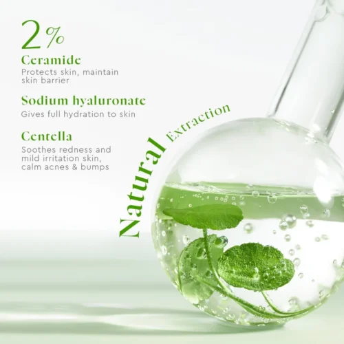 Glad2Glow Centella Ceramide Soothing Toner (80ml) Skincare hydrating toner toner pad Acne treatment