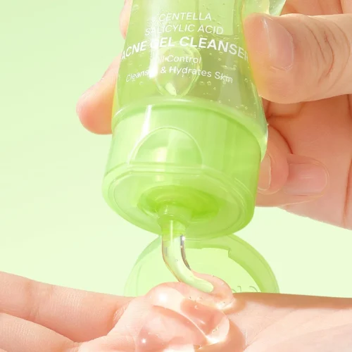 Glad2Glow Centella Salicylic Acid Acne Gel Cleanser 70ml facial cleanser Acne face wash cleansing oil Pencuci Muka