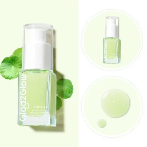 Glad2Glow Centella Salicylic Acid Power Clear Acne Serum 17ml Acne Treatment Medication Prevent the Growth of Jerawat