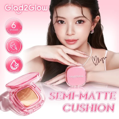 Glad2Glow Perfect Cover Cushion Foundation Full Coverage Long-Lasting Waterproof Makeup Oil Control BB CushionRefill气垫粉底