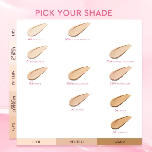 Glad2Glow Perfect Cover Cushion Foundation Full Coverage Long-Lasting Waterproof Makeup Oil Control BB CushionRefill气垫粉底