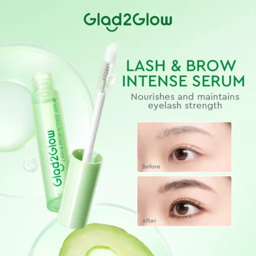 Glad2Glow Lash & Brow Intense Serum Lash Lift Eye Serum Glowies Eyelash Serum Bulu Mata Lash Lift Eyebrow Growth Serum