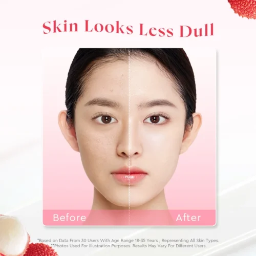 Glad2Glow Lychee Vitamin Water Cream30g Bright Up Facial Moisturizer Tone Up Sunscreen Whitening素顏霜lazycream