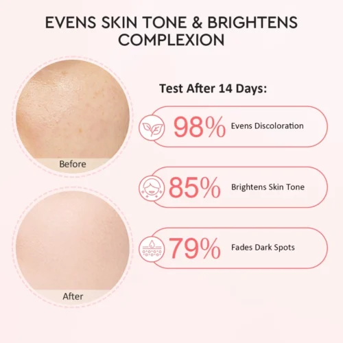 Glad2Glow Pomegranate Niacinamide Power Whitening muka glowing Wajah Brightening Serum 17ml Evens skin Tone skincare
