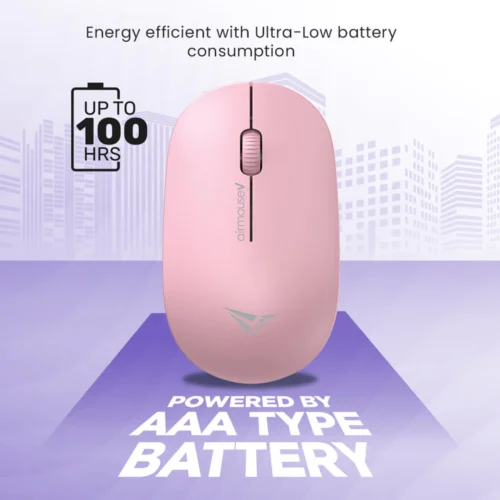 Alcatroz AirMouse V Ergonomic Design Wireless Mouse 1200 CPI | Free MouseMat
