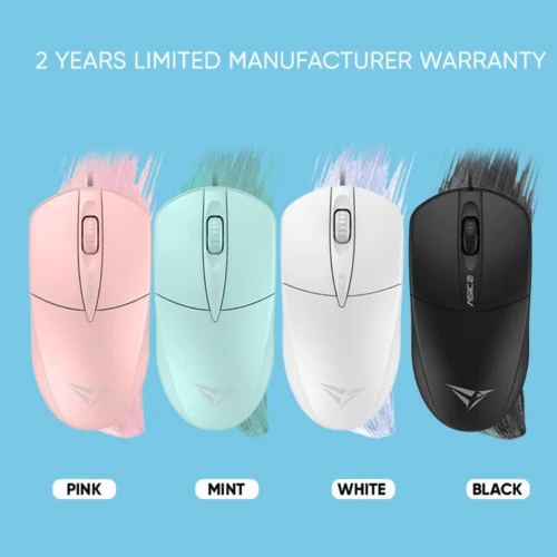 Alcatroz Asic 2 Wired USB Mouse 1600 CPI | Ergonomic Design with High Resolution Optical Mouse | Free MouseMat