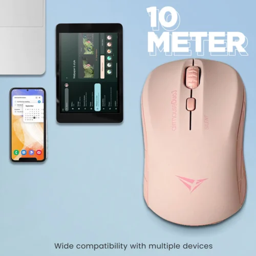 Alcatroz AirMouse Duo 3 Bluetooth + Wireless 2.4G 1600 CPI Silent Mouse | Free Mouse Pad