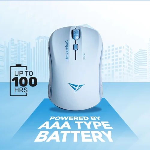 Alcatroz AirMouse Duo 3 Bluetooth + Wireless 2.4G 1600 CPI Silent Mouse | Free Mouse Pad