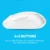 Alcatroz AirMouse Duo 7X Silent Click Wireless Mouse | 2.4G Wireless | Bluetooth 5.0 | 1600 CPI | Free Mouse Mat