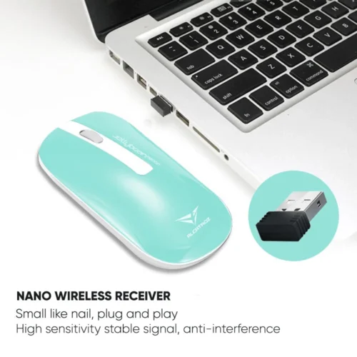 Alcatroz Jelly Bean A2000 Wireless Keyboard and Silent Mouse | Wireless 2.4G | Free Mouse Mat + Battery