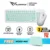 Alcatroz Jelly Bean U2000 USB Wired Keyboard and Mouse Combo | Free Mouse Mat | 1 Year Warranty