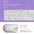Alcatroz Jelly Bean U2000 USB Wired Keyboard and Mouse Combo | Free Mouse Mat | 1 Year Warranty