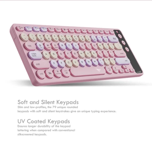 Alcatroz JellyBean AirDock 2 Bluetooth Wireless Rechargeable Keyboard with 12" Tablet Stand
