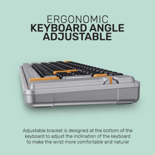 Alcatroz Tetriz Air 3 Bluetooth 5.3 Dual Mode 99 Key Wireless Keyboard [Free Mouse Mat]