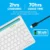Alcatroz Xplorer Dock 1 BT Bluetooth Keyboard With Docking For Tablet and Smartphones