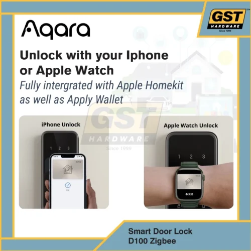 Aqara Smart Door Lock A100 Zigbee – Keyless Entry | Fingerprint + Password + NFC | Model: HS20002