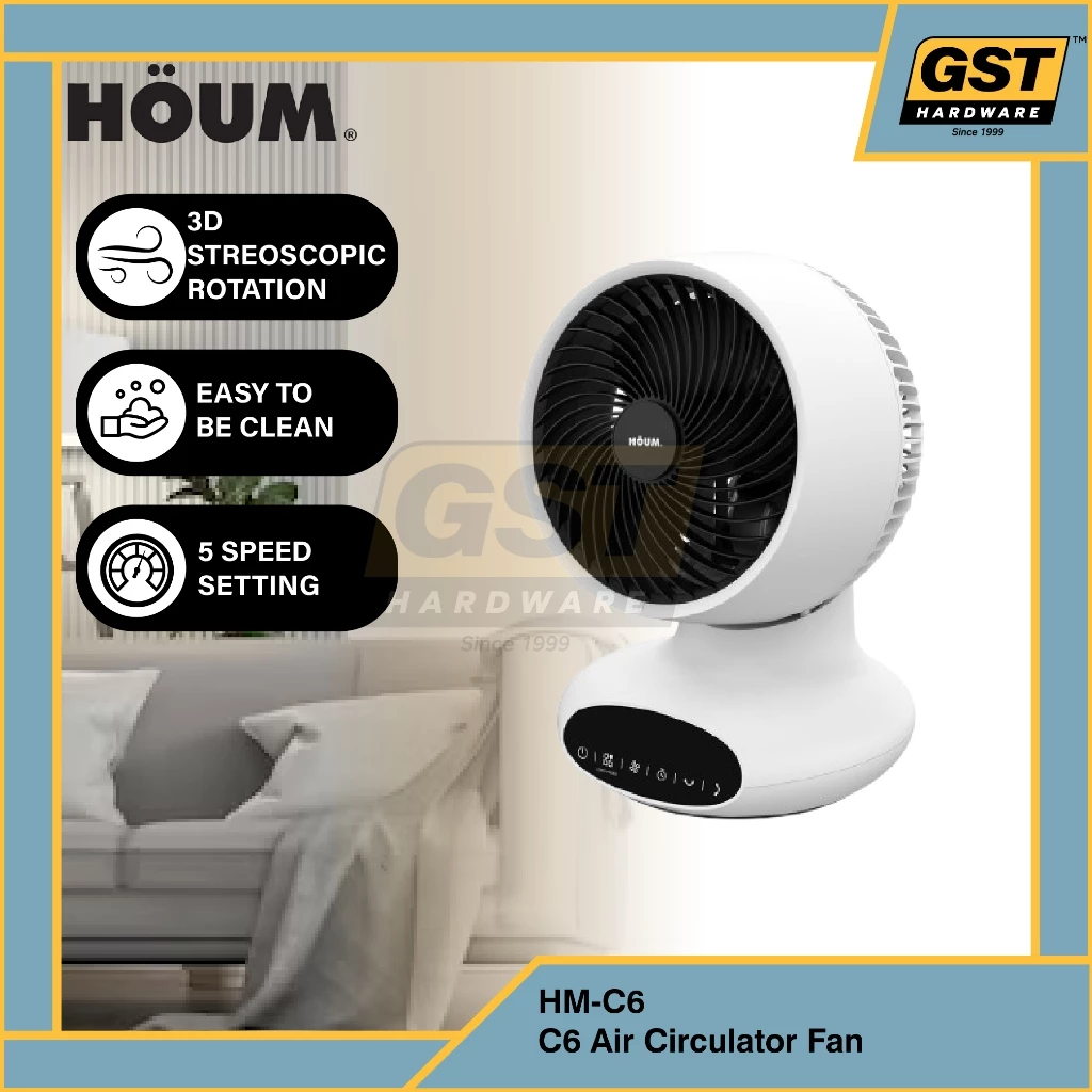 Houm C8 Houm C6 Houm Fan Kipas Table Fan Air Circulator Fan Table Portable Table Fan Houm Fan C8 Houm Table Fan