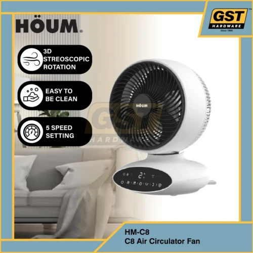 Houm C8 Houm C6 Houm Fan Kipas Table Fan Air Circulator Fan Table Portable Table Fan Houm Fan C8 Houm Table Fan
