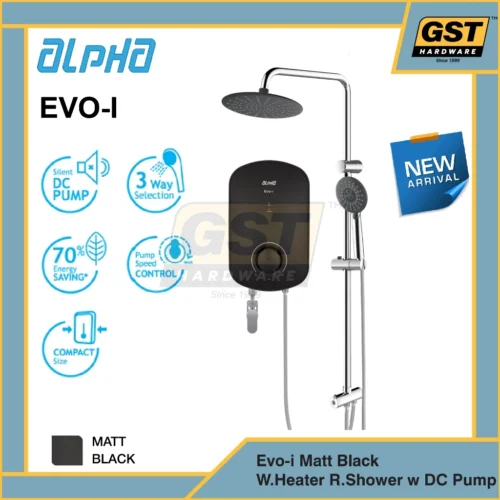 Alpha Water Heater with Pump Rain Shower Water Heater Rain Shower Water Heater DC Pump Water Heater With Pump 热水器