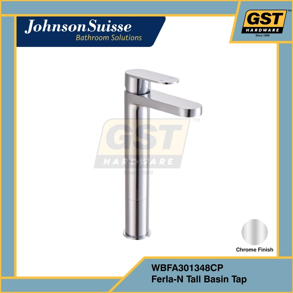 Johnson Suisse Ferla-N 1/2" Tall Basin Pillar Tap | Basin Tap | Bathroom Tap | Toilet Tap | Bathroom Faucet