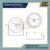 Johnson Suisse Gemelli Countertop Wash Basin Sink Bathroom Sink Bathroom Basin Toilet Sink Basin Sinki Bilik Air 洗脸盆