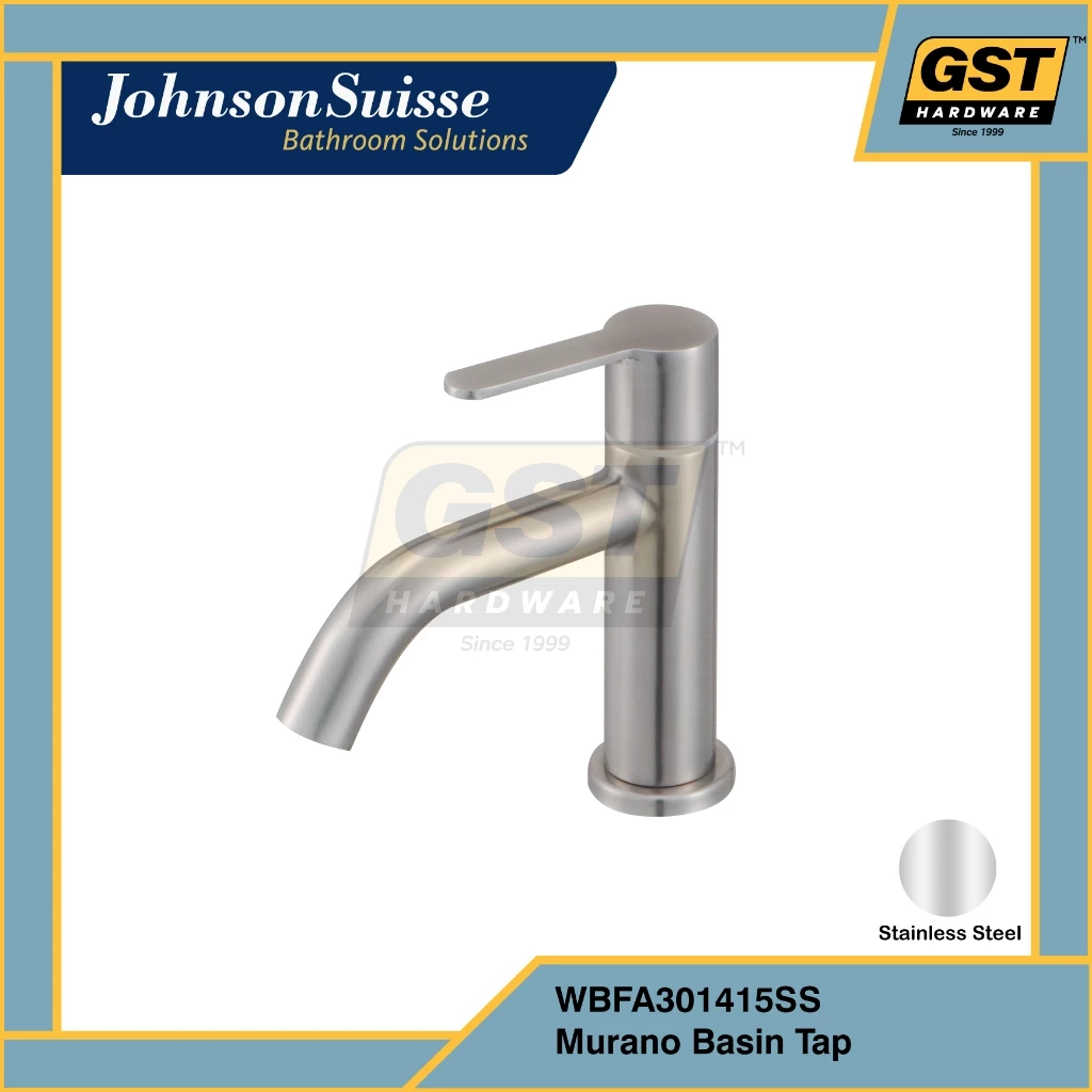 Johnson Suisse Murano SS Basin Water Tap | Bathroom Faucet | Basin Faucet | Basin Tap | Bathroom Tap | Water Faucet