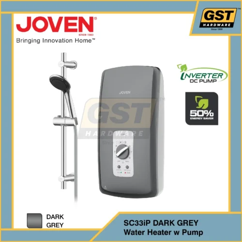 Joven Water Heater with Pump Inverter SC33iP Joven SL30iP Shower Heater with Pump Water Heater DC Pump