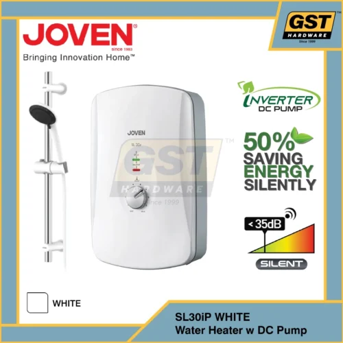Joven Water Heater with Pump Inverter SC33iP Joven SL30iP Shower Heater with Pump Water Heater DC Pump