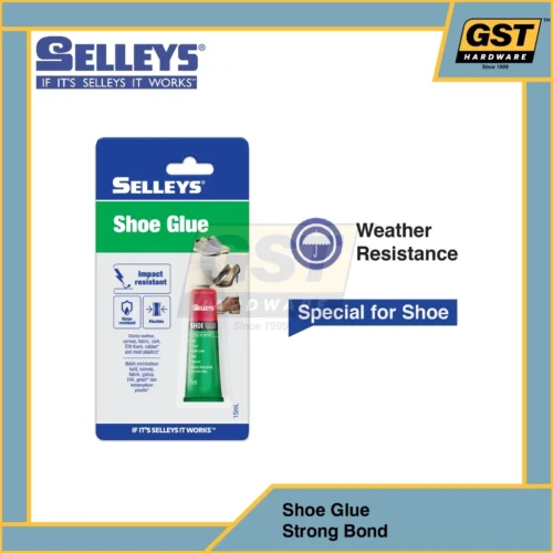 Selleys Shoe Glue Strong Bond 15ml Gam Kasut Kuat Weather & Impact Resistant 鞋子膠