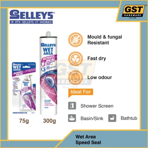 Selleys Wet Area Speed Seal Silicone Diy Waterproof 防水 硅胶
