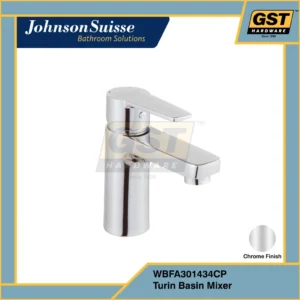 Johnson Suisse Turin Basin Mixer Without Pop-Up Waste | Basin Faucet | Mixer Tap | Water Tap Faucet | Tall Basin Tap