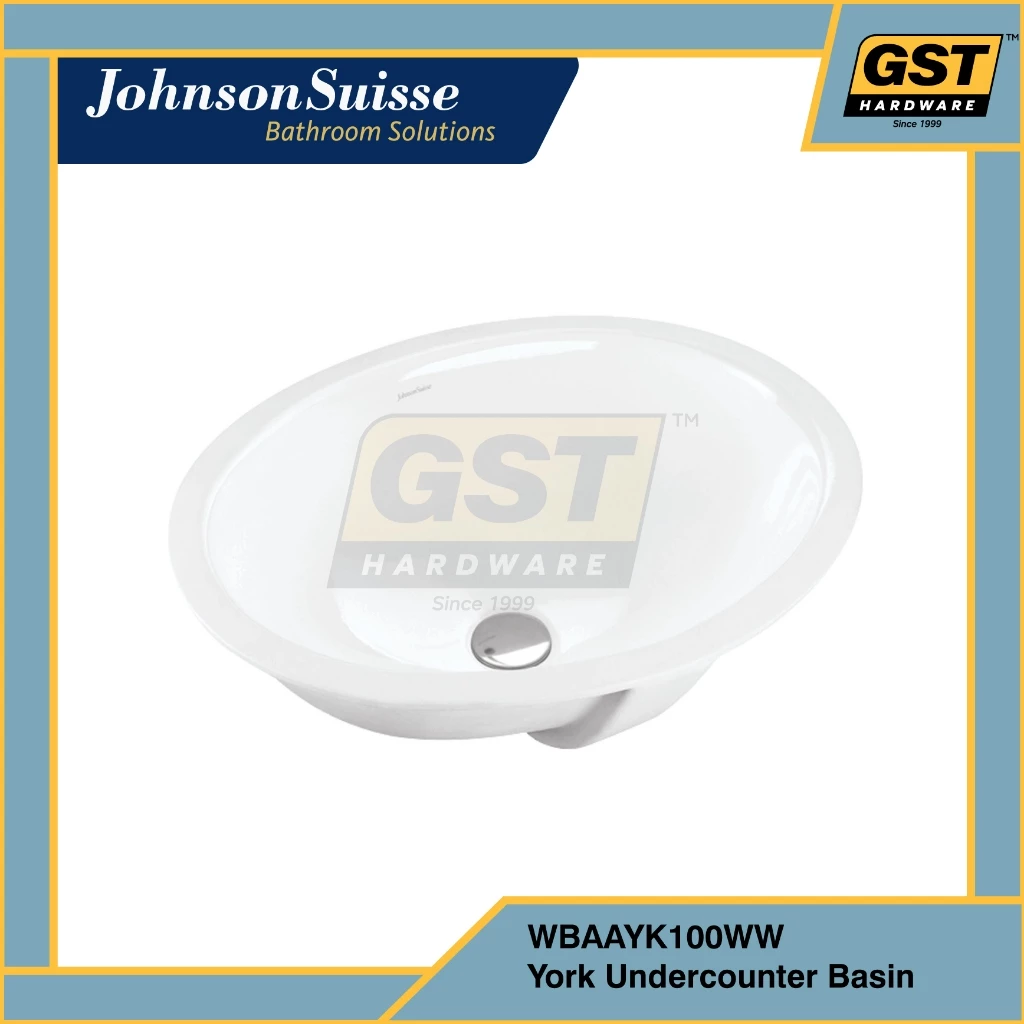 Johnson Suisse Undercounter Wash Basin Sink York Bathroom Sink Bathroom Basin Toilet Sink Basin Sinki Bilik Air 洗脸盆