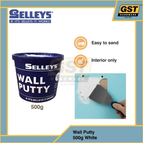 Selleys Wall Putty Filler 500g Wall Filler Wall Crack Filler Wall Crack Repair Putty Filla Wall Plaster Tampal Dinding