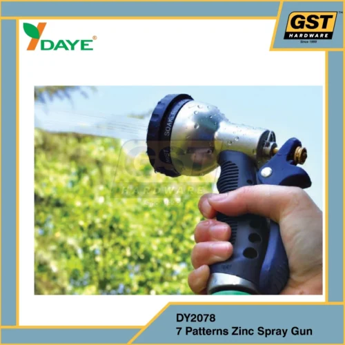Daye DY2078A High Quality 7 Pattern Zinc Spray Gun | Wash Gun | Water Spray