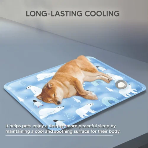 WaggyWaggy Cooling Mat Dog Cat Pet Bed Sofa Blanket Sleeping Pad Cool Cushion