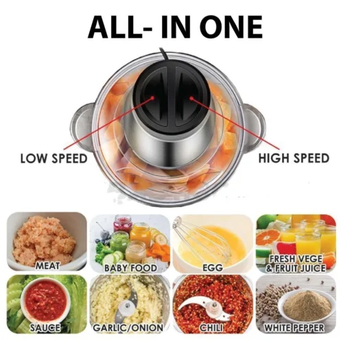 Hauson 3L Electric Meat Grinder 5000W | Hauson Mesin Pengisar Daging Elektrik 3L 5000W | Hauson 3L 电动绞肉机 / 食物搅拌机 5000W