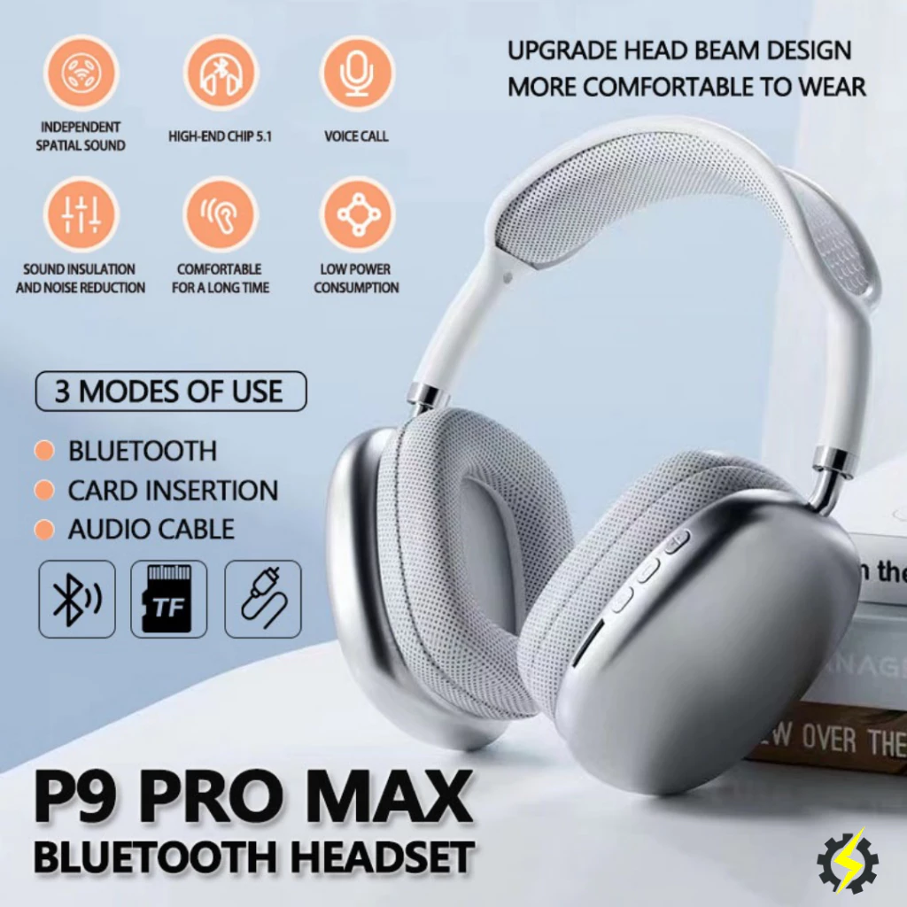 P9 Headphone Wireless Bluetooth Headphone with Microphone Headset Sports Headphone with mic Noise Reduction