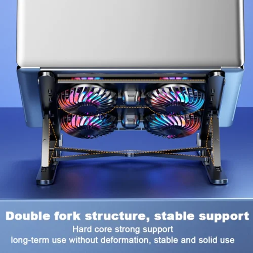 Laptop Cooler,4 Cooling Fan,Collapsible Laptop Cooling Stand,USB Fan Laptop,Laptop Cooling Accessories,Laptop Fan