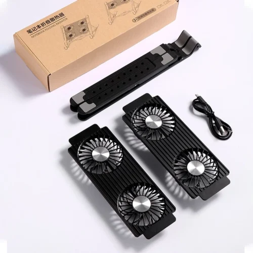 Laptop Cooler,4 Cooling Fan,Collapsible Laptop Cooling Stand,USB Fan Laptop,Laptop Cooling Accessories,Laptop Fan
