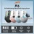 Lingbao M8 Tri-Mode Wireless Gaming Mouse With Display Screen PAw3311 Sensor Level 6 DPI for Office Gaming Mouse
