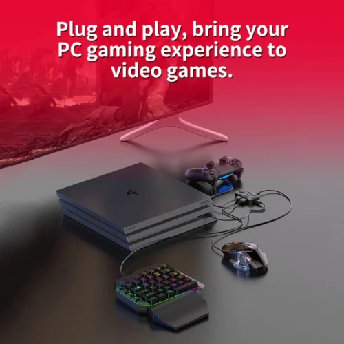 K1 No Delay For PS4 Keyboard And mouse Converter Adapter for Xbox 360/Xbox One Series/PS5/PS3/ PS4/Nintendo Switch