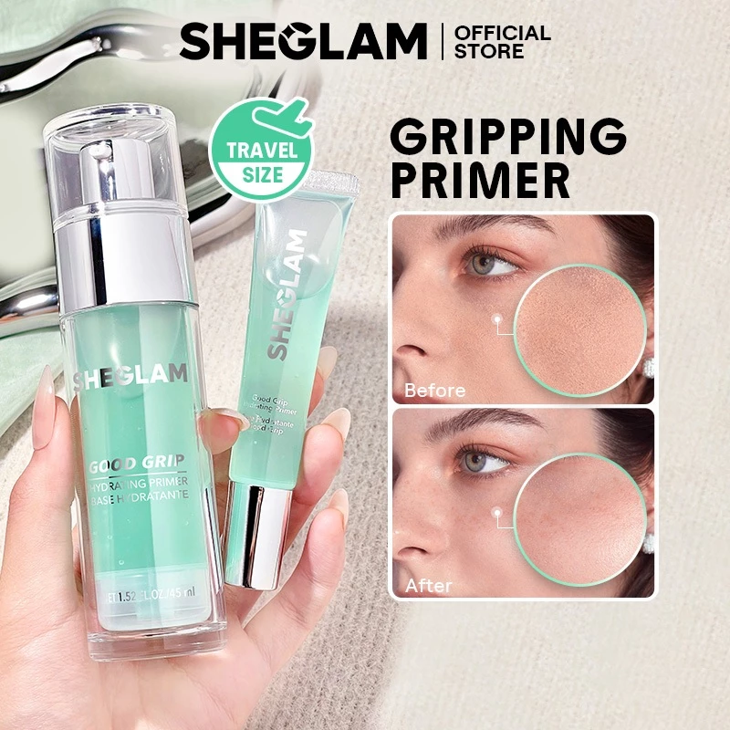 SHEGLAM Good Grip Hydrating Primer Oil Control Moisturizing Gel Silicone Free Alas Solek & Primer