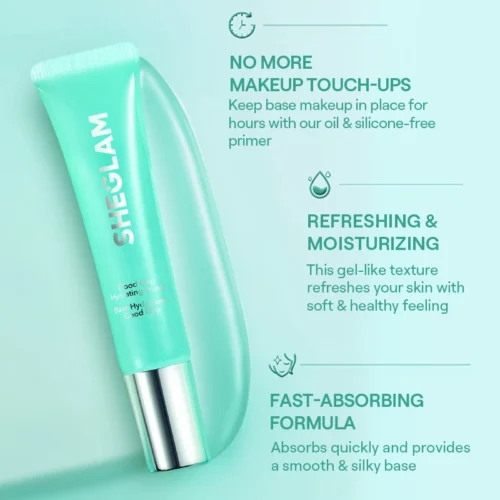 SHEGLAM Good Grip Hydrating Primer Oil Control Moisturizing Gel Silicone Free Alas Solek & Primer